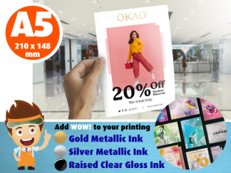 A5 size - Leaflets - Flyers - Small Cards - Small Posters