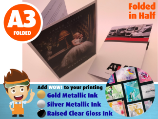 4 page A4 size (A3 folded in half) - Folded Leaflets, Brochures & Folded Cards
