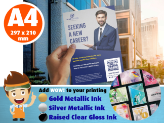 A4 size - Leaflets - Flyers - Small Cards - Small Posters