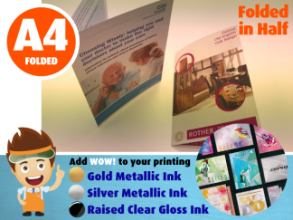4 page A5 size (A4 folded in half) - Folded Leaflets, Brochures & Folded Cards