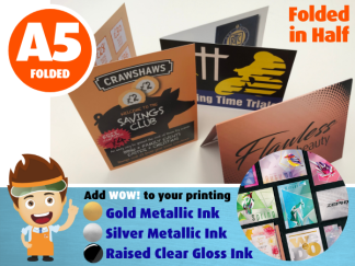 4 page A6 size (A5 folded in half) - Folded Leaflets, Brochures & Folded Cards