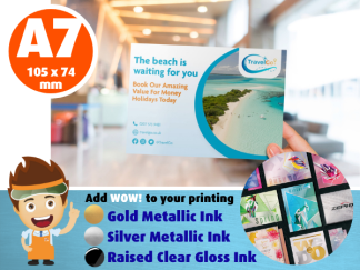 A7 size - Leaflets - Flyers - Small Cards - Small Posters