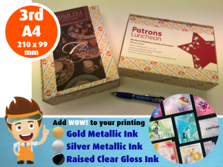 3rd A4 size - Invitations, Tickets & Postcards