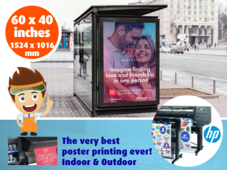 60 inches x 40 inches size - Posters - Big & Small - Indoor & Outdoor