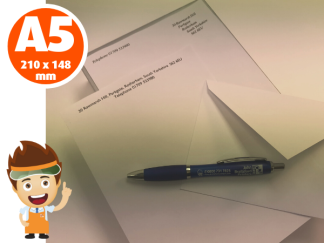 A5 size - Personalised Notepaper Stationery Gift Set