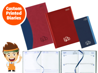 Custom Printed Diaries - Product Range
