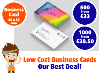 Classic Business Cards - with Metallic Dry Ink, Laminating, Numbering & Rounded Corners upgrades