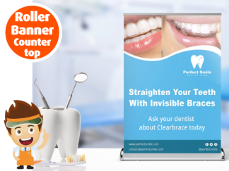 Pop Up Roller Banners : Counter top size : A3