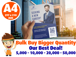 Leaflets & Flyers - Bulk Buy - Best Deal - A4 size